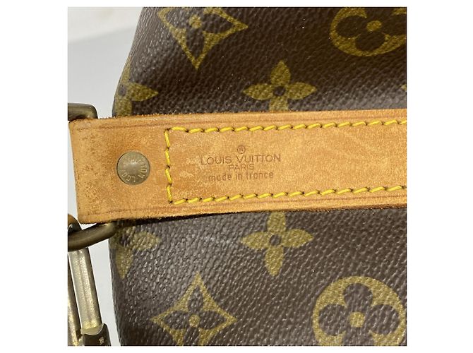 Louis Vuitton Boston Monogram Keepall Bandoulière 60 Marrom - vista 5