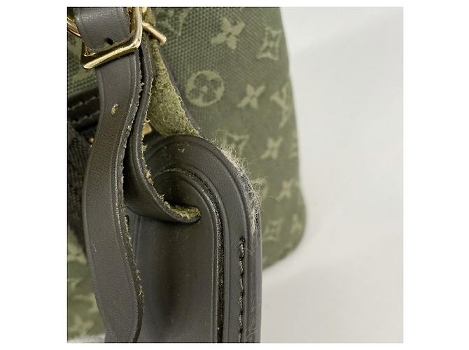 Sac à main Louis Vuitton Monogram Mini Lucille PM Kaki - vue 10