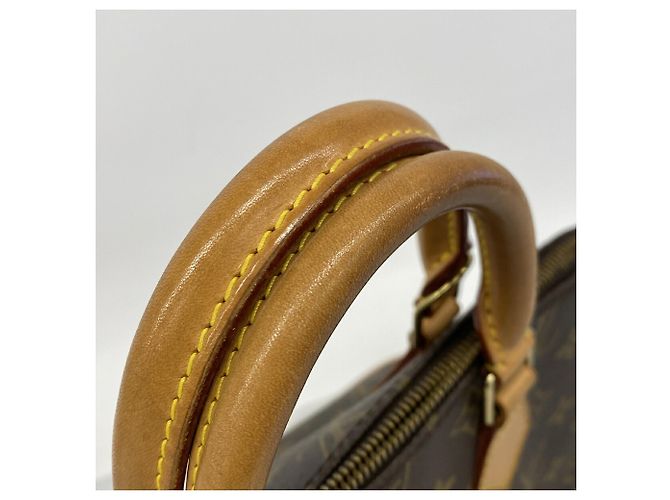 Bolso de mano Louis Vuitton Alma Monogram Castaño - vista 7