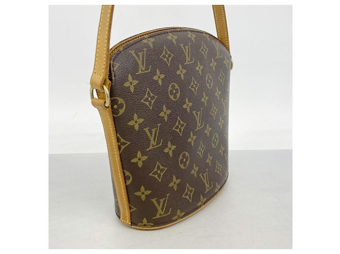 Sac à épaule Louis Vuitton Monogram Druot Marron - vue 2