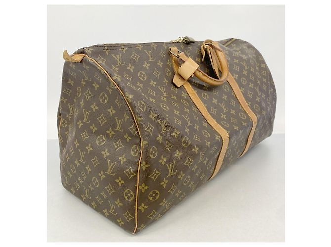Louis Vuitton Boston Monogram Keepall 60 M41422 Marrone - vista 2