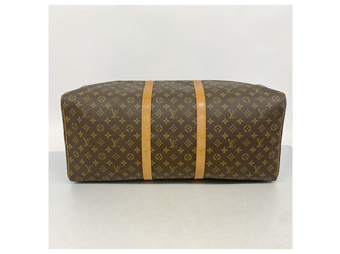 Louis Vuitton Boston Monogram Keepall 60 M41422 Marrone - vista 3