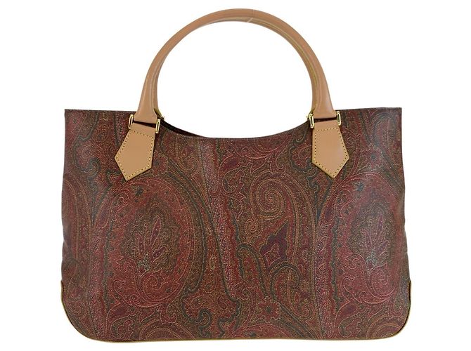 Bolso Tote ETRO con estampado paisley marrón Castaño - vista 2