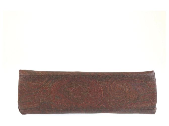 Saco Tote ETRO com Padrão Paisley Marrom Bege - vista 10