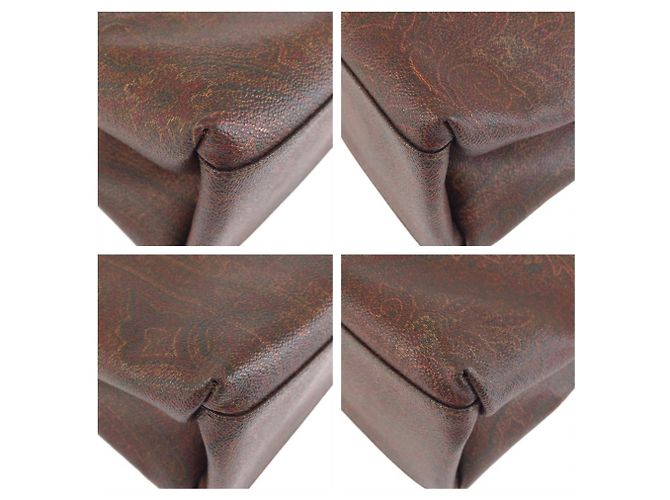Saco Tote ETRO com Padrão Paisley Marrom Bege - vista 3