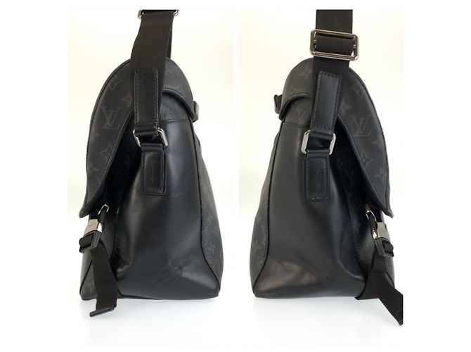 Bolso Messenger Louis Vuitton Monogram Eclipse Negro - vista 8