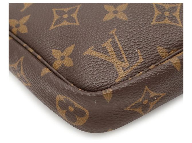 Louis Vuitton Monogram Pochette Accessoires Handtasche Braun - Ansicht 4