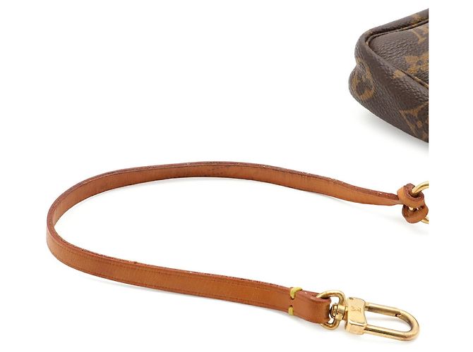 Louis Vuitton Monogram Pochette Accessoires Handtasche Braun - Ansicht 5