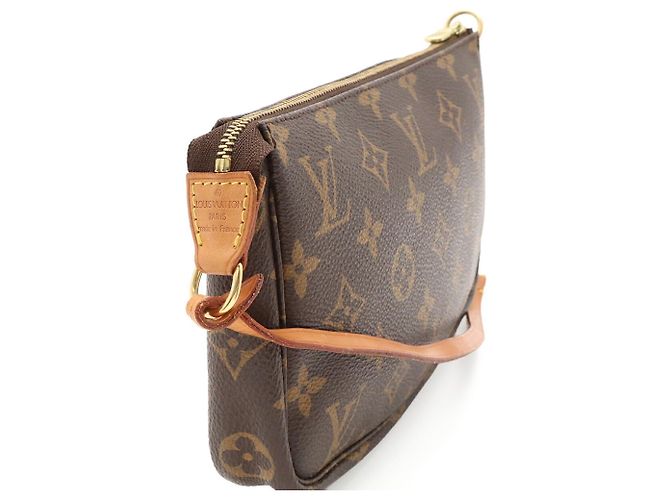 Louis Vuitton Monogram Pochette Accessoires Handtasche Braun - Ansicht 7