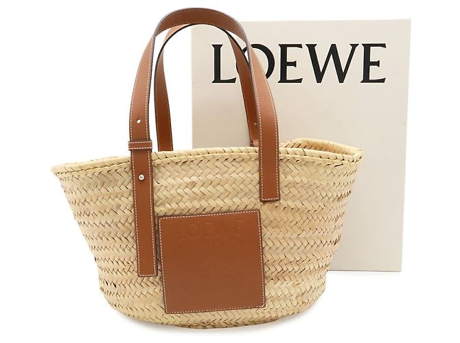 mala Loewe Medium Basket Marrom - vista 10