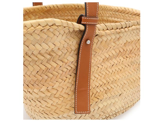 mala Loewe Medium Basket Marrom - vista 8