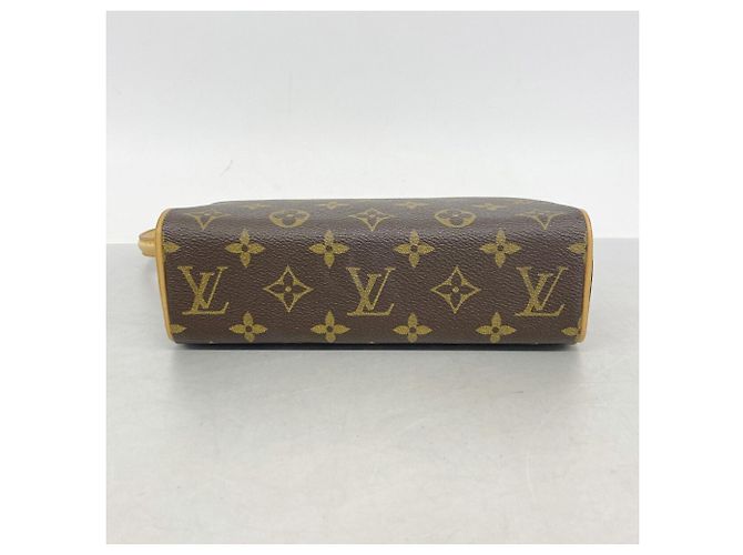 Sac à main Louis Vuitton Monogram Recital Marron - vue 3
