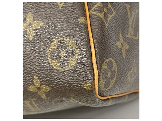 Sac à main Louis Vuitton Monogram Speedy 35 Marron - vue 6