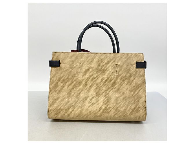 Borsa a mano Louis Vuitton Epi Twist Tote Nero Caramello - vista 12