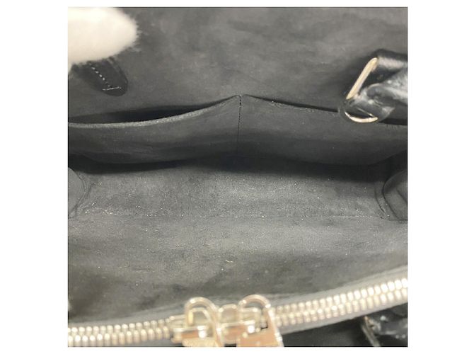 Borsa a mano Louis Vuitton Epi Twist Tote Nero Caramello - vista 4