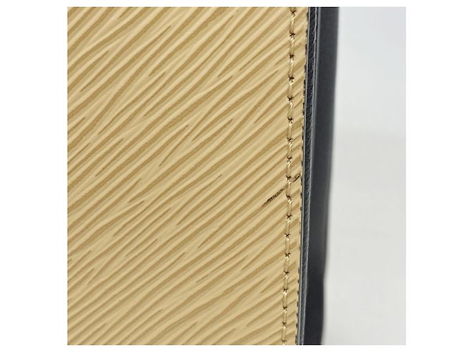 Borsa a mano Louis Vuitton Epi Twist Tote Nero Caramello - vista 8