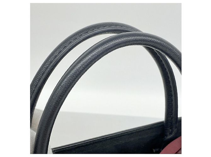 Borsa a mano Louis Vuitton Epi Twist Tote Nero Caramello - vista 9