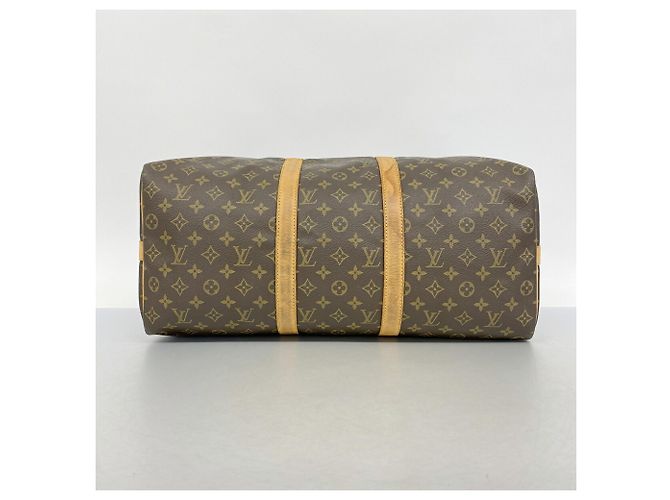Keepall Bolsa Boston Louis Vuitton Marrom - vista 3