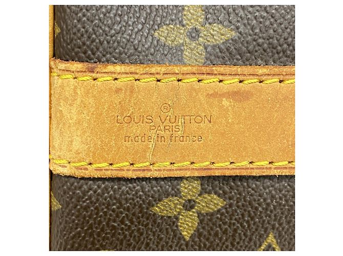 Keepall Bolsa Boston Louis Vuitton Marrom - vista 5