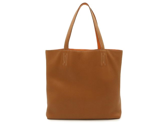 Hermès Saco Tote HERMES Double Sens 36 Dourado - vista 2
