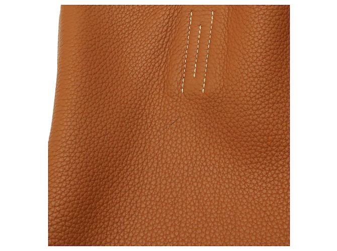 Hermès Saco Tote HERMES Double Sens 36 Dourado - vista 5
