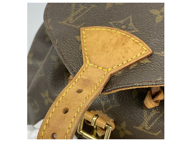 Zaino Louis Vuitton Monogram Montsouris MM Marrone - vista 11