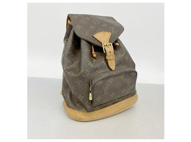 Zaino Louis Vuitton Monogram Montsouris MM Marrone - vista 2
