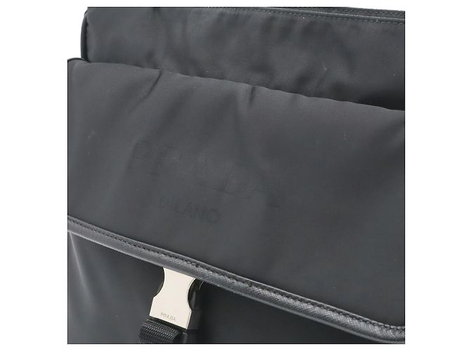Bolso de hombro Prada de jacquard Negro - vista 10
