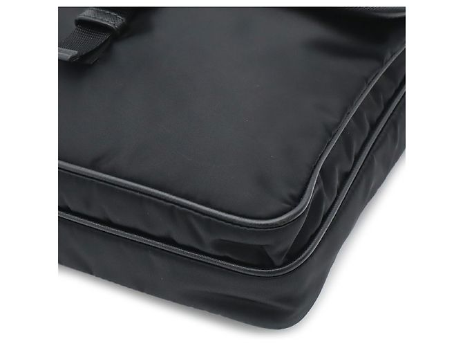 Bolso de hombro Prada de jacquard Negro - vista 4