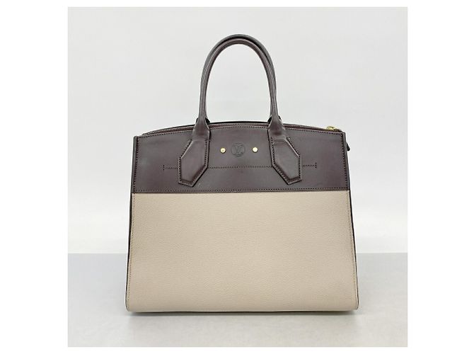 Borsa a mano Louis Vuitton City Steamer Beige - vista 11
