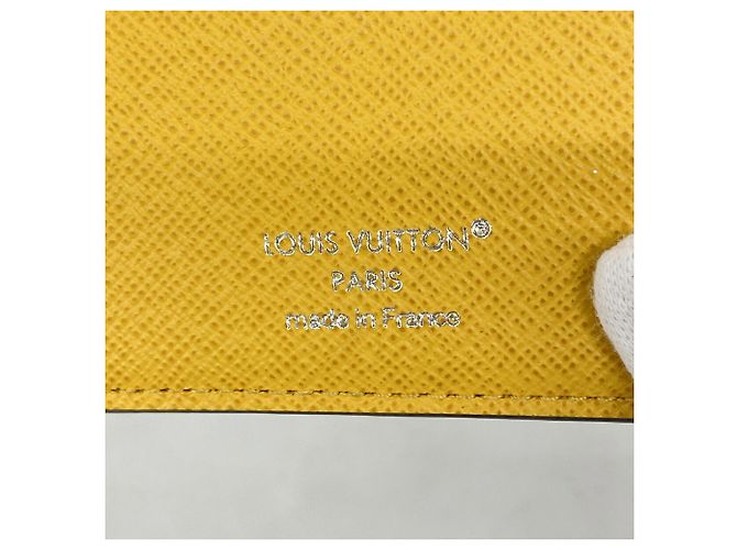 Louis Vuitton Monogram Macassar Portefeuille Multiple Wallet Castaño - vista 4
