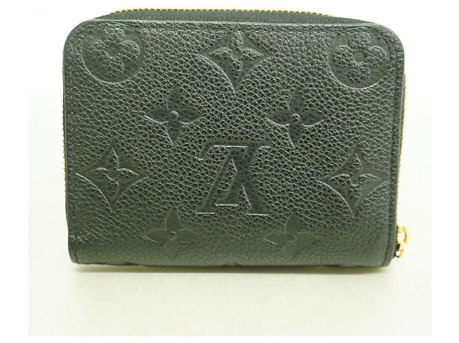Louis Vuitton Monogram Empreinte Zippy Coin Purse Nero - vista 8