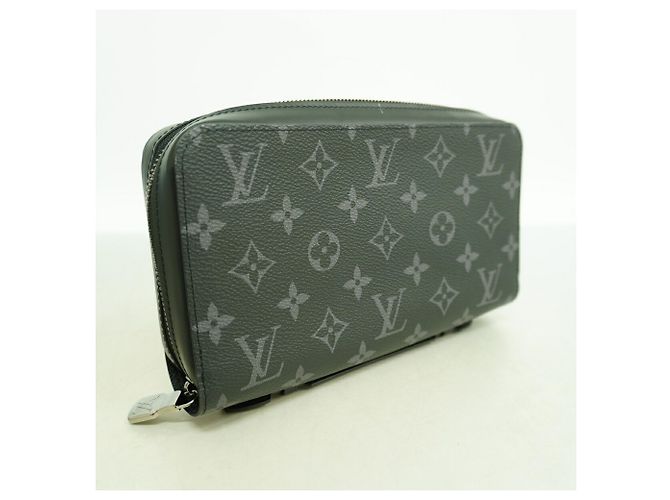 Louis Vuitton Monogram Eclipse Zippy XL Long Wallet Black - view 2