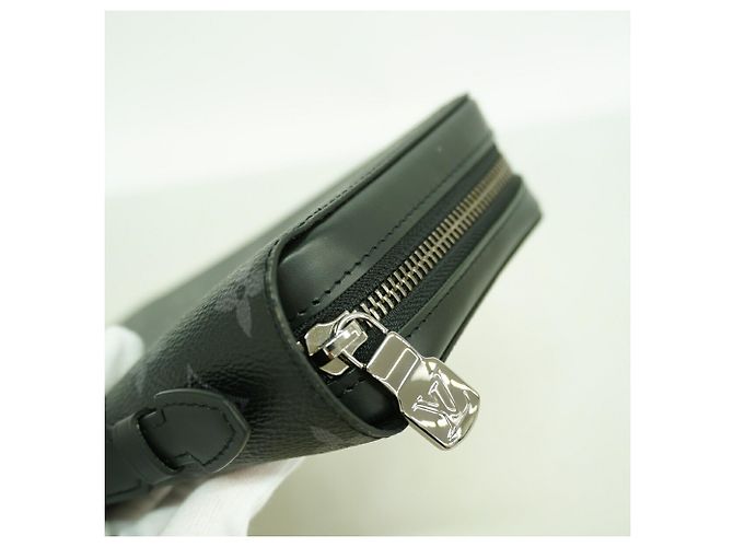 Louis Vuitton Monogram Eclipse Zippy XL Long Wallet Black - view 5
