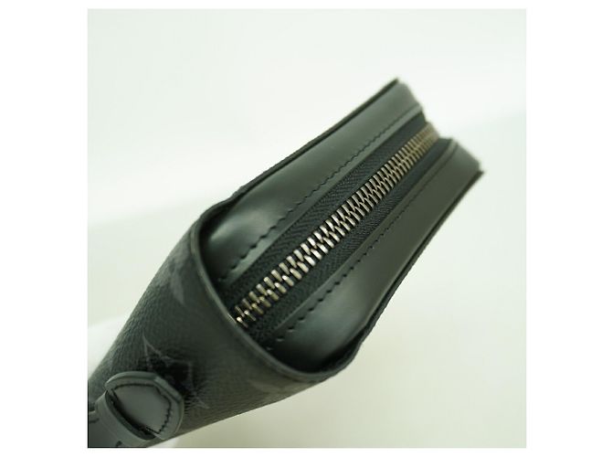 Louis Vuitton Monogram Eclipse Zippy XL Long Wallet Black - view 7