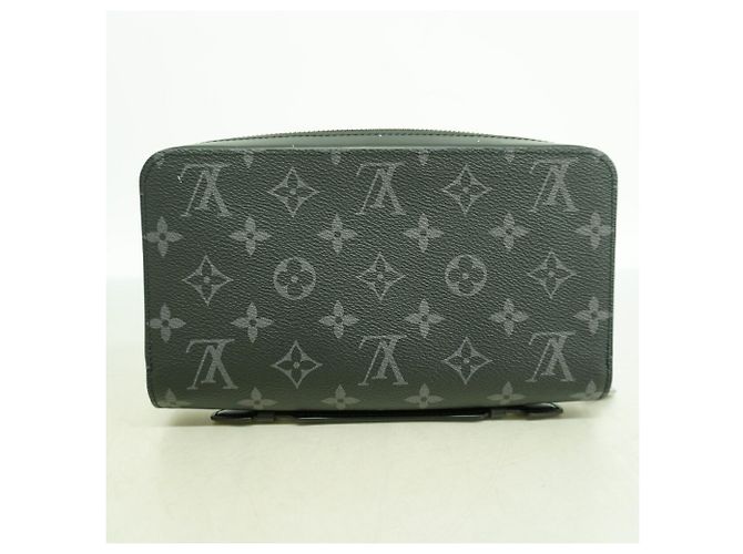 Louis Vuitton Monogram Eclipse Zippy XL Long Wallet Black - view 8