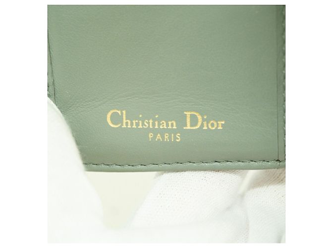 Cartera Tri-Fold Christian Dior Castaño Beige - vista 4