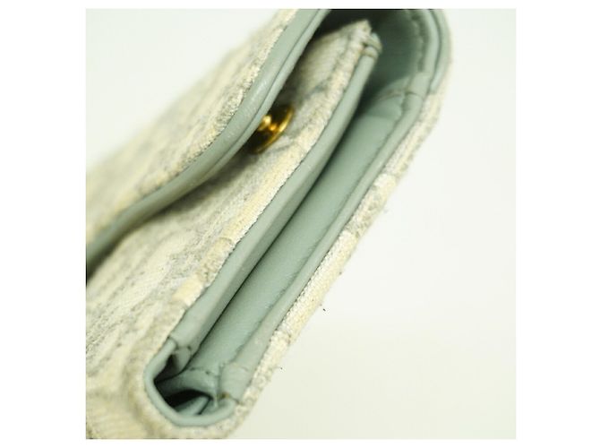 Cartera Tri-Fold Christian Dior Castaño Beige - vista 7