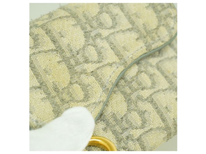 Cartera Tri-Fold Christian Dior Castaño Beige - vista 8