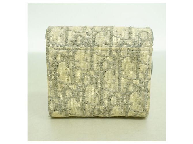 Cartera Tri-Fold Christian Dior Castaño Beige - vista 9