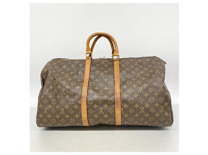 Keepall Bolsa Boston Louis Vuitton Marrom - vista 12