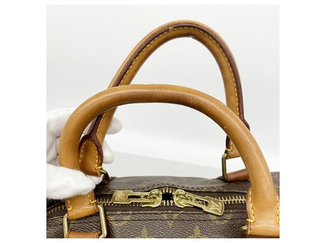Keepall Bolsa Boston Louis Vuitton Marrom - vista 6