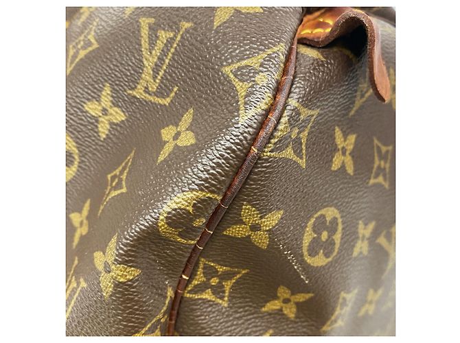 Keepall Bolsa Boston Louis Vuitton Marrom - vista 7