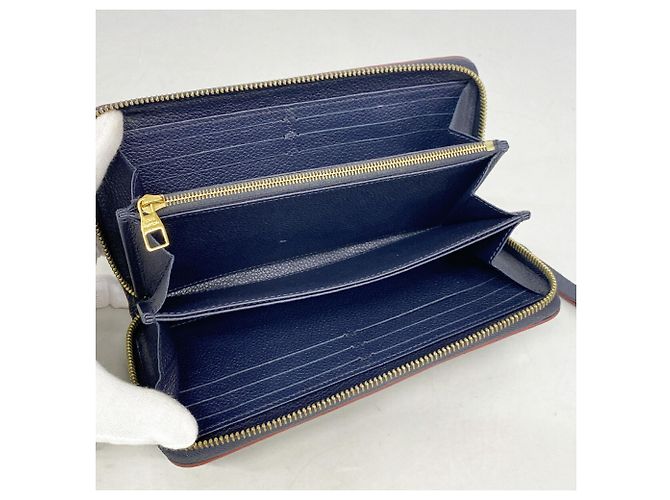 Louis Vuitton Monogram Empreinte Zippy Wallet Red - view 3
