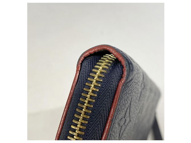 Louis Vuitton Monogram Empreinte Zippy Wallet Red - view 5