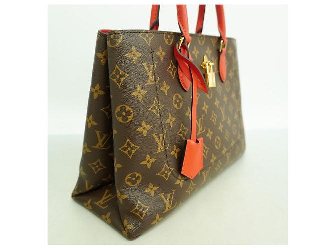 Borsa Tote Louis Vuitton Monogram Flower Rosso - vista 2