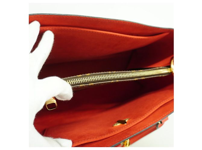 Borsa Tote Louis Vuitton Monogram Flower Rosso - vista 4