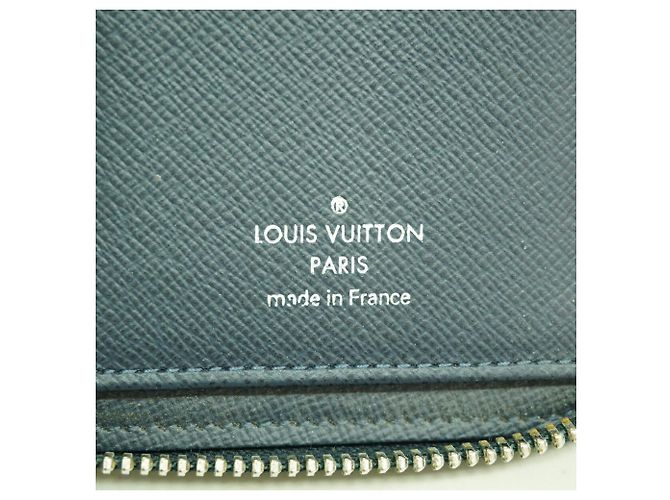 Carteira Zippy Louis Vuitton Taiga Azul - vista 4