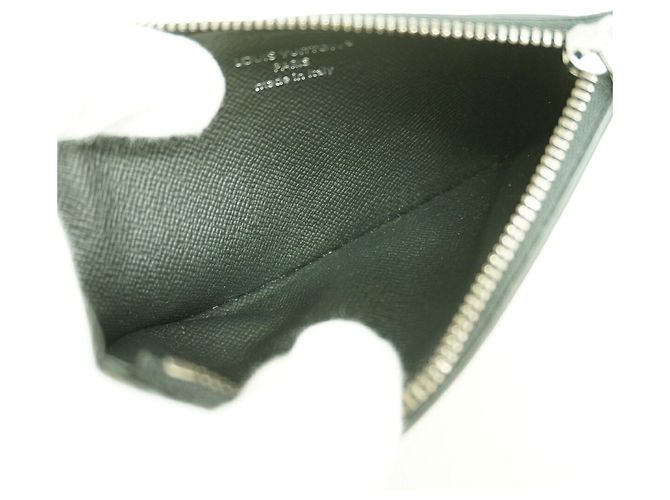 Louis Vuitton Monogram Eclipse Reverse Coin Card Holder Brown Black - view 3