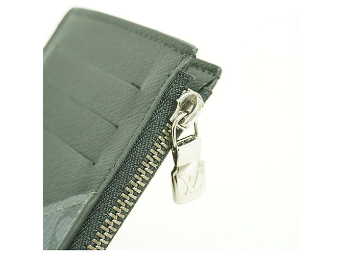 Louis Vuitton Monogram Eclipse Reverse Coin Card Holder Brown Black - view 5